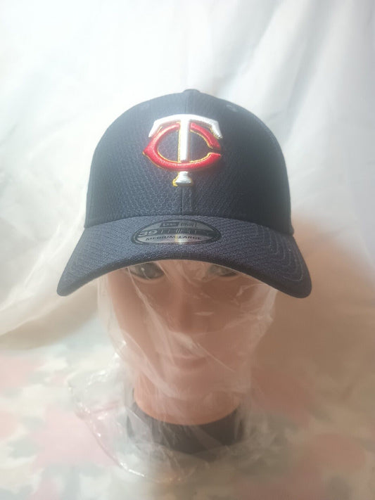 MLB Minnesota Twins Stretch Fit Cap Med -Large New Era 39Thirty Blue Cap/Hat New