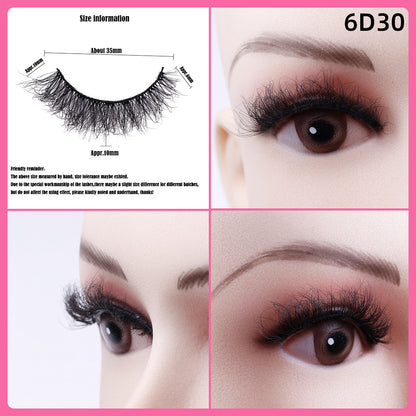 5 Pairs Of Thick False Eyelashes