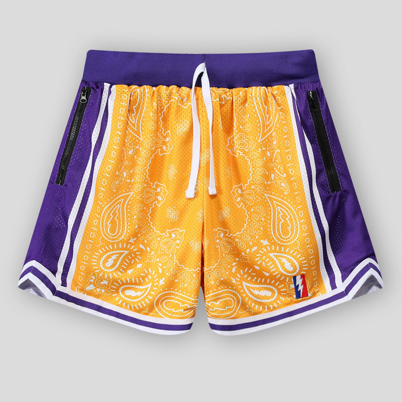 American Basketball Shorts Double Mesh