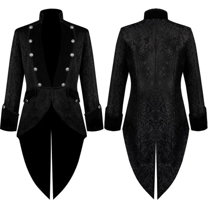 Golden Velvet Tuxedo Medieval Retro Punk