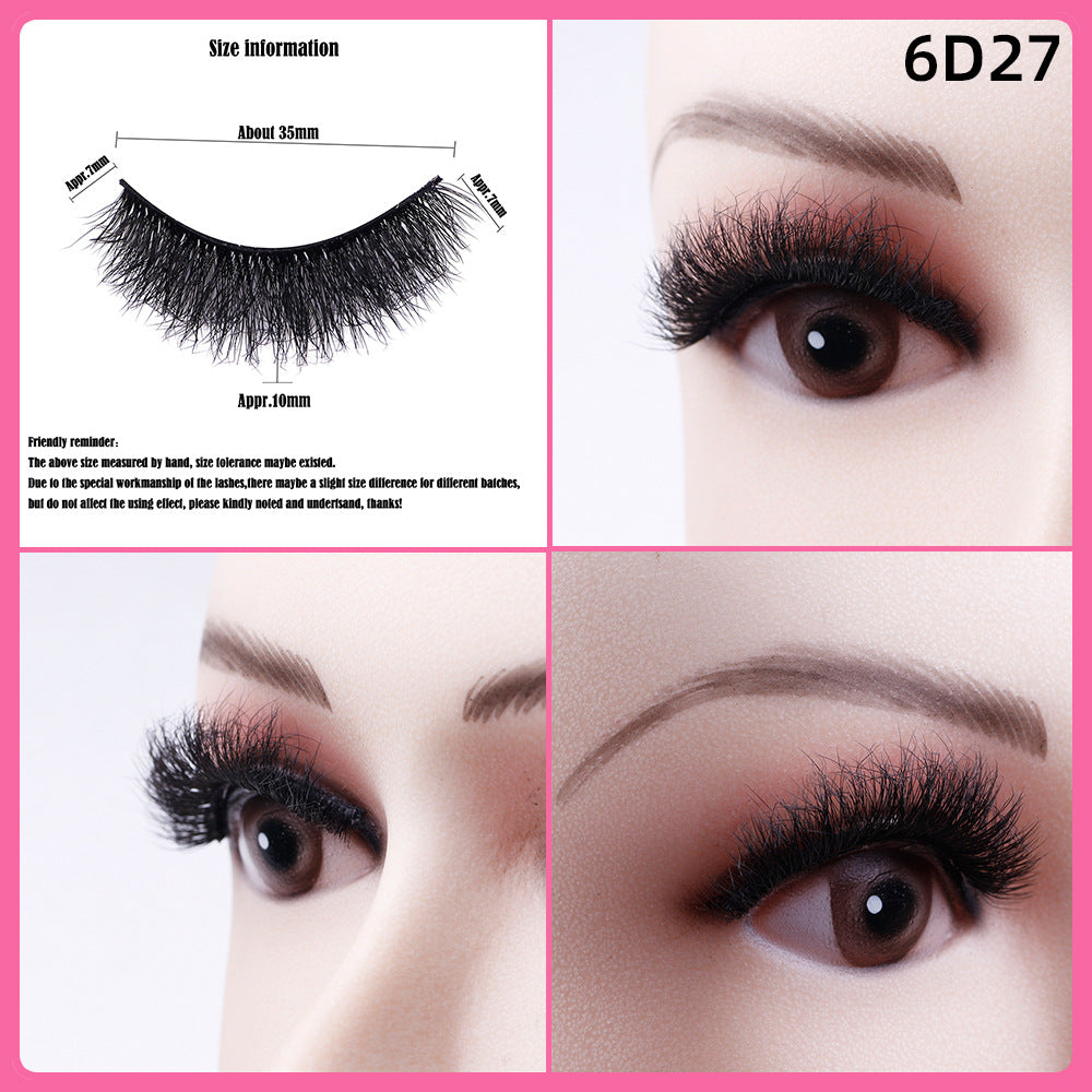 5 Pairs Of Thick False Eyelashes