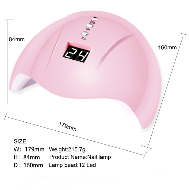 Intelligent induction nail lamp