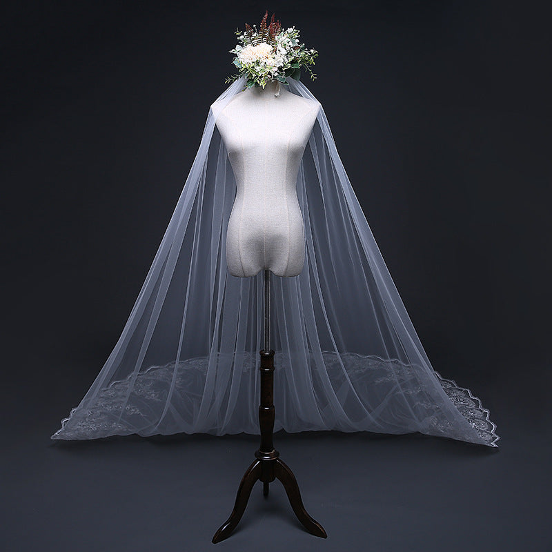 Bridal veil wedding accessories