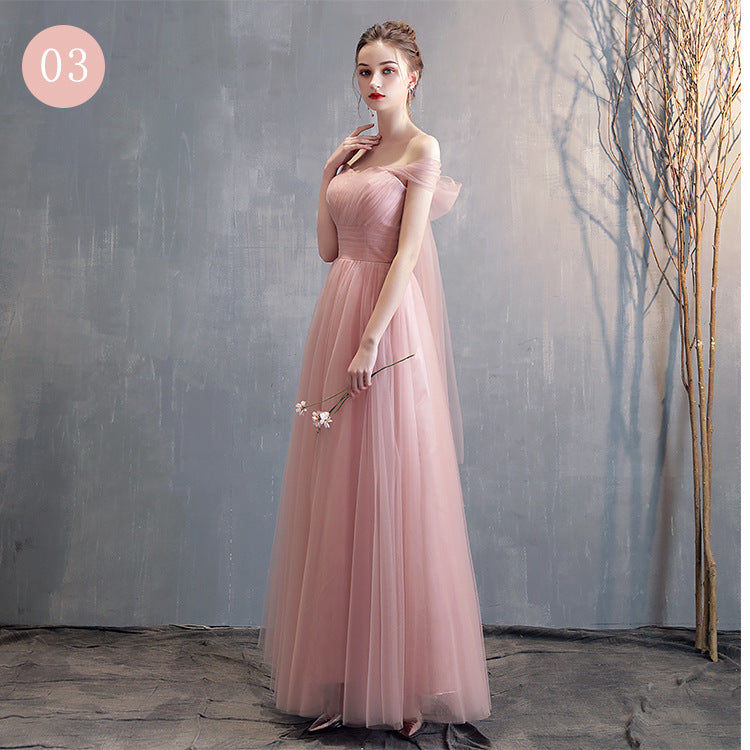 Ladies Fashion Long Simplek Evening Dress