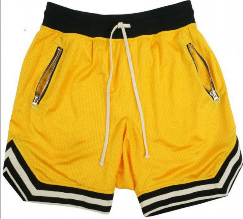 Loose Five-point Pants Retro Sports Over the Knee Basketball Shorts