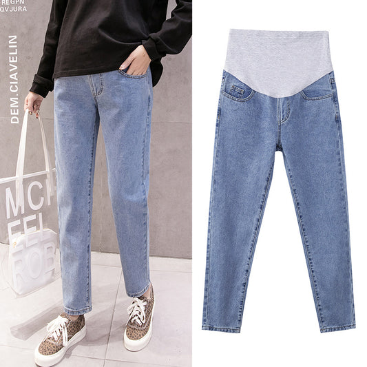 Maternity Jeans Spring And Autumn Clothes New Plus Size Maternity Pants