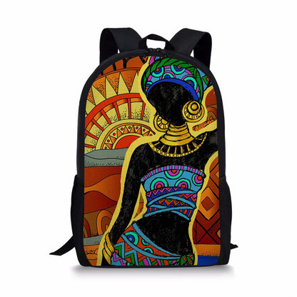 African style African style children's school bag