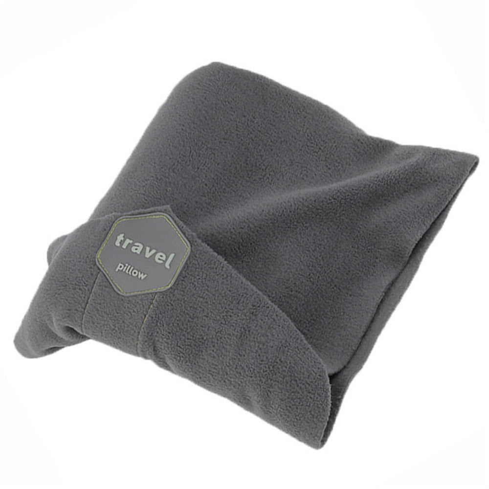 Travel U-shaped Pillow Portable Afternoon Nap Pillow Warm Outdoor Fleece-lined Neck Protection Cervical Pillow