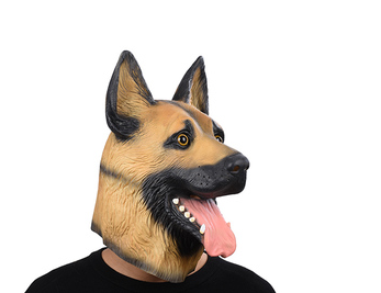 Halloween Masks Cartoon Man And Woman Horror Dance Adult Cos Latex Mask Caps Animal Police Dog Caps