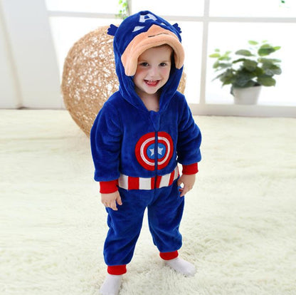 Baby animal jumpsuit