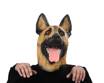 Halloween Masks Cartoon Man And Woman Horror Dance Adult Cos Latex Mask Caps Animal Police Dog Caps