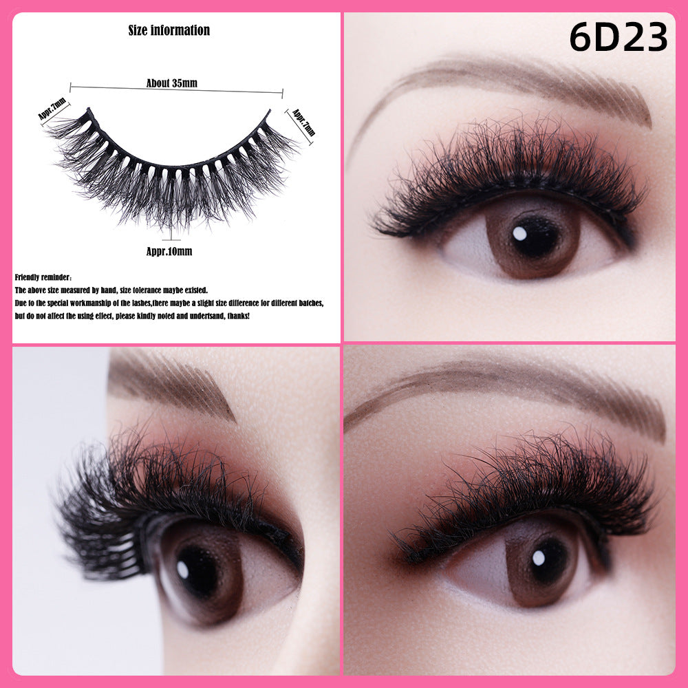 5 Pairs Of Thick False Eyelashes