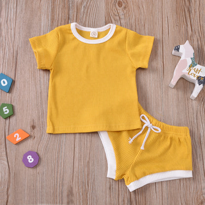 Two-piece set for infants and toddlers