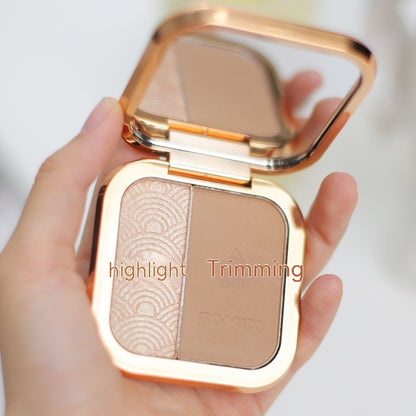 Two-color Highlight Repair Makeup Palette