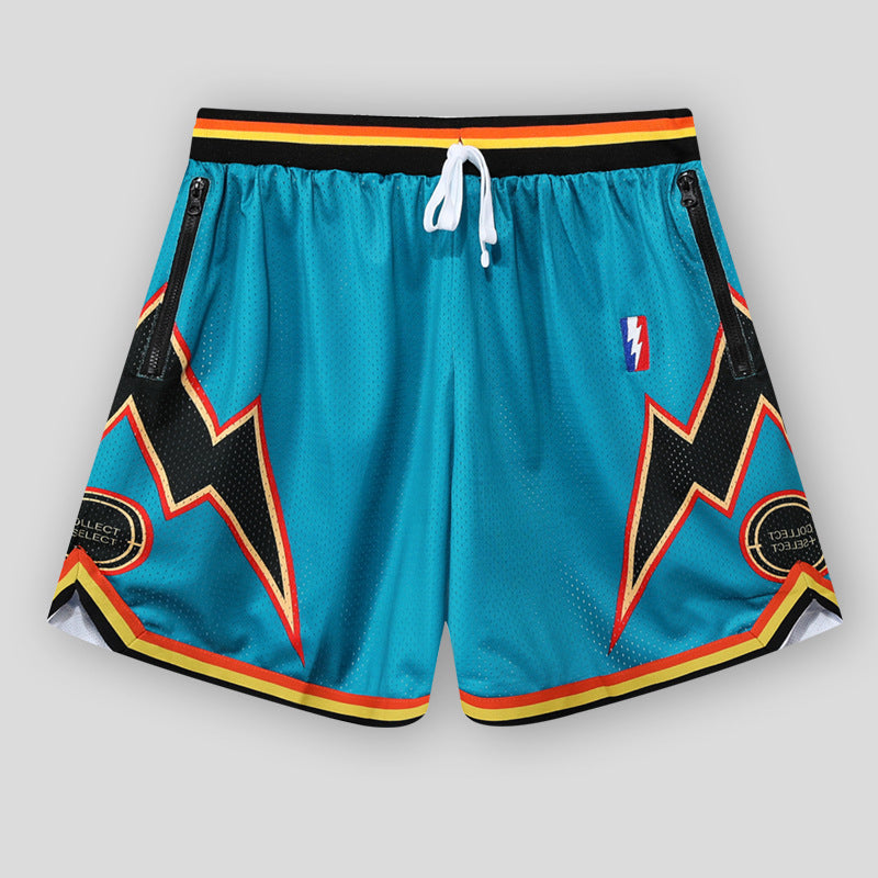 American Basketball Shorts Double Mesh