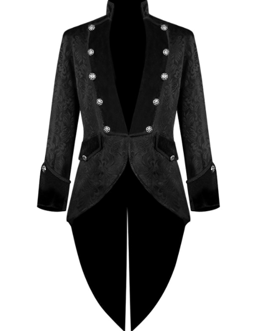 Golden Velvet Tuxedo Medieval Retro Punk