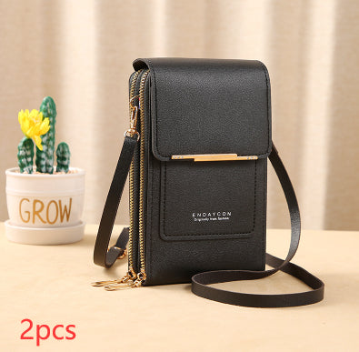 Factory Direct Sales Touch Screen Phone Bag Women's Messenger