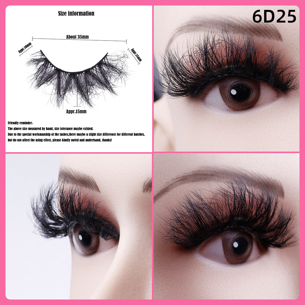 5 Pairs Of Thick False Eyelashes