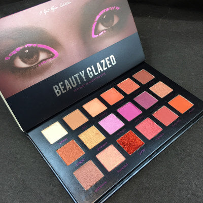 Beauty glazed 18-color new eye shadow with multi-color eyeshadow