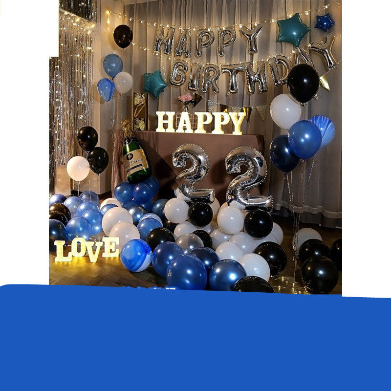 Happy Birthday Party Arrange Balloon Decoration Ball