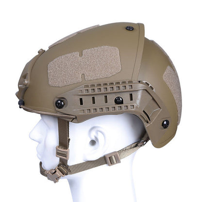 Tactical field equipment protective solid color helmet