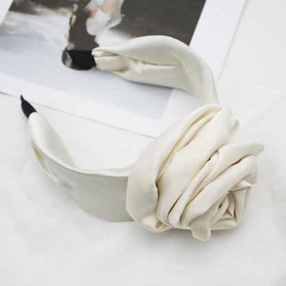 Fabric Fashion Satin Headband Hairpin Hair Accessories