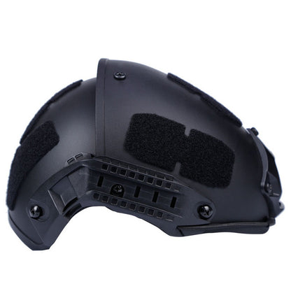 Tactical field equipment protective solid color helmet