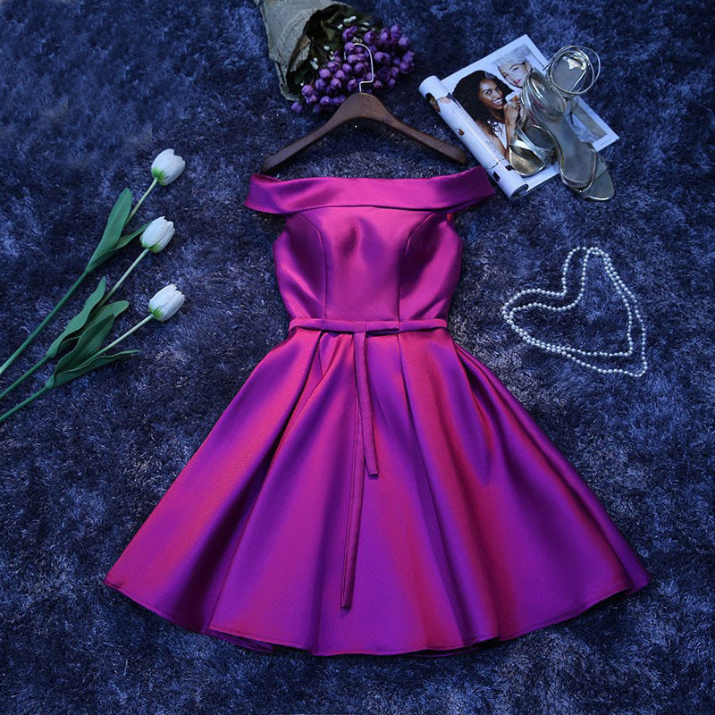 Bridesmaid Annual Party Etiquette Short Dress