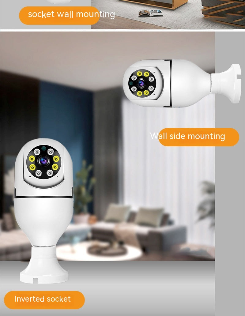 Bulb Camera Wireless Wifi Monitoring