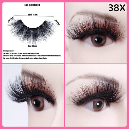 5 Pairs Of Thick False Eyelashes