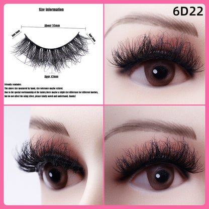 5 Pairs Of Thick False Eyelashes