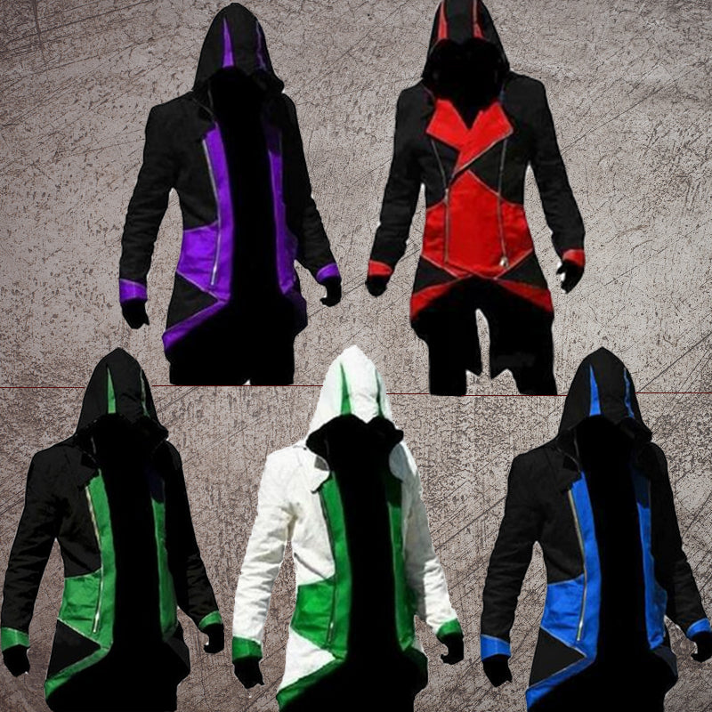 Halloween New Polyester Jacket Plays Hooded Clothes