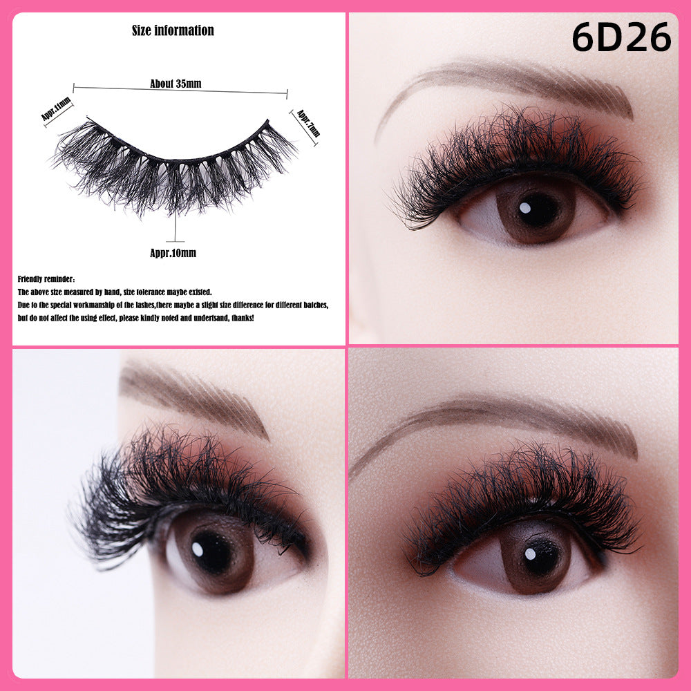 5 Pairs Of Thick False Eyelashes