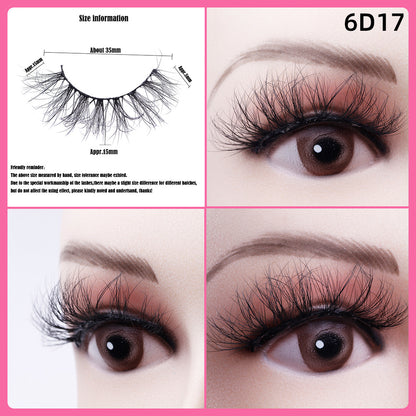 5 Pairs Of Thick False Eyelashes