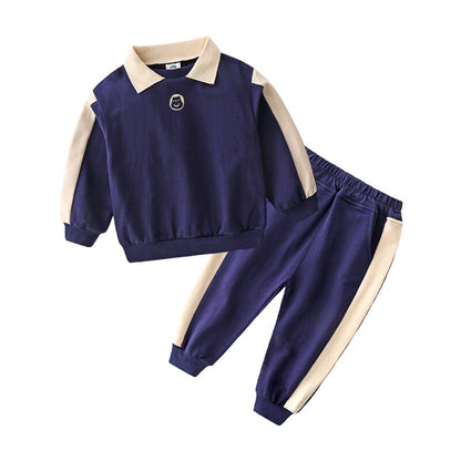 Baby Casual Suit Boys Sports Sweatshirt Pants Trendy