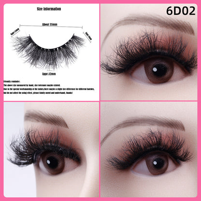 5 Pairs Of Thick False Eyelashes