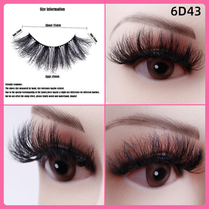 5 Pairs Of Thick False Eyelashes