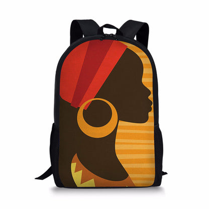 African style African style children's school bag