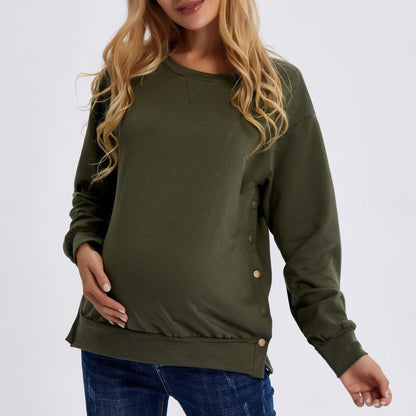 Autumn And Winter New Long Sleeve Maternity Clothing Loose Sweater