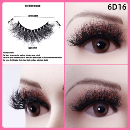 5 Pairs Of Thick False Eyelashes