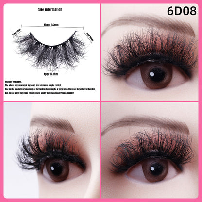 5 Pairs Of Thick False Eyelashes