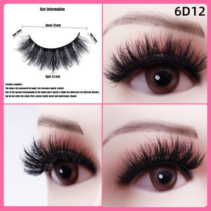 5 Pairs Of Thick False Eyelashes