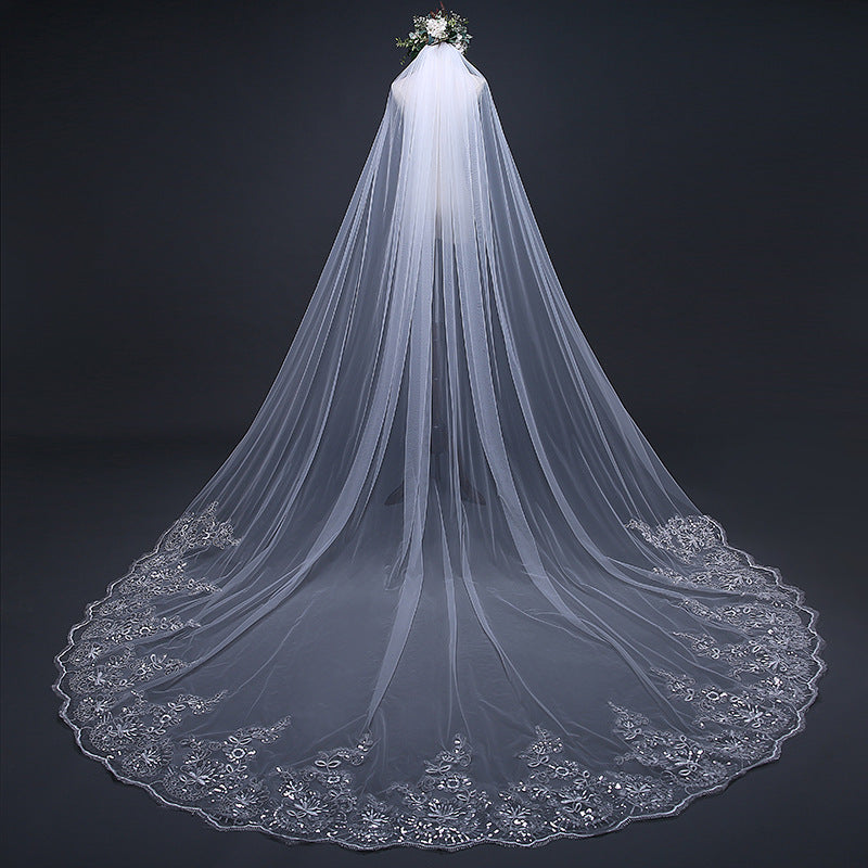 Bridal veil wedding accessories