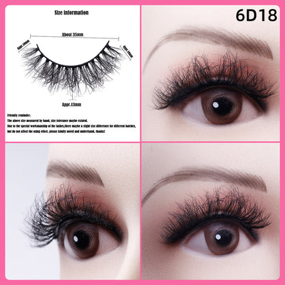 5 Pairs Of Thick False Eyelashes