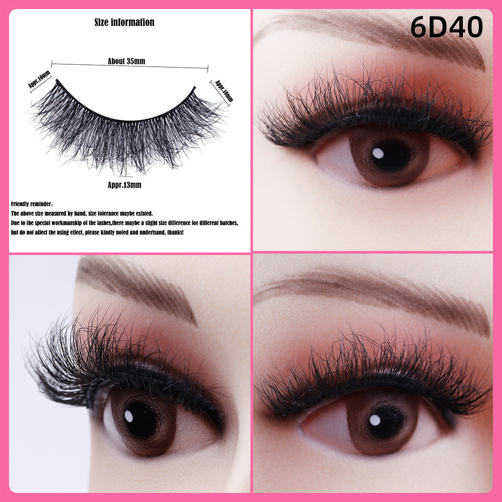 5 Pairs Of Thick False Eyelashes