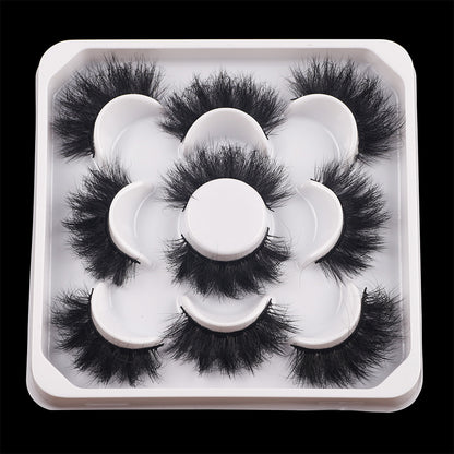 5 Pairs Of Thick False Eyelashes