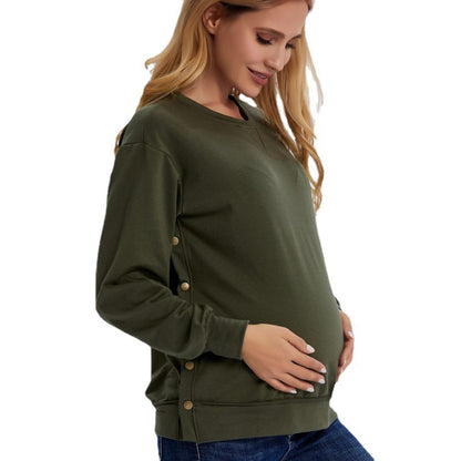 Autumn And Winter New Long Sleeve Maternity Clothing Loose Sweater