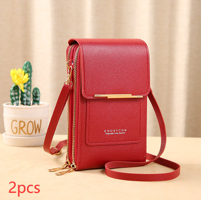 Factory Direct Sales Touch Screen Phone Bag Women's Messenger