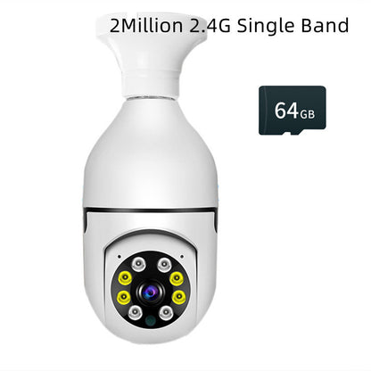 Bulb Camera Wireless Wifi Monitoring