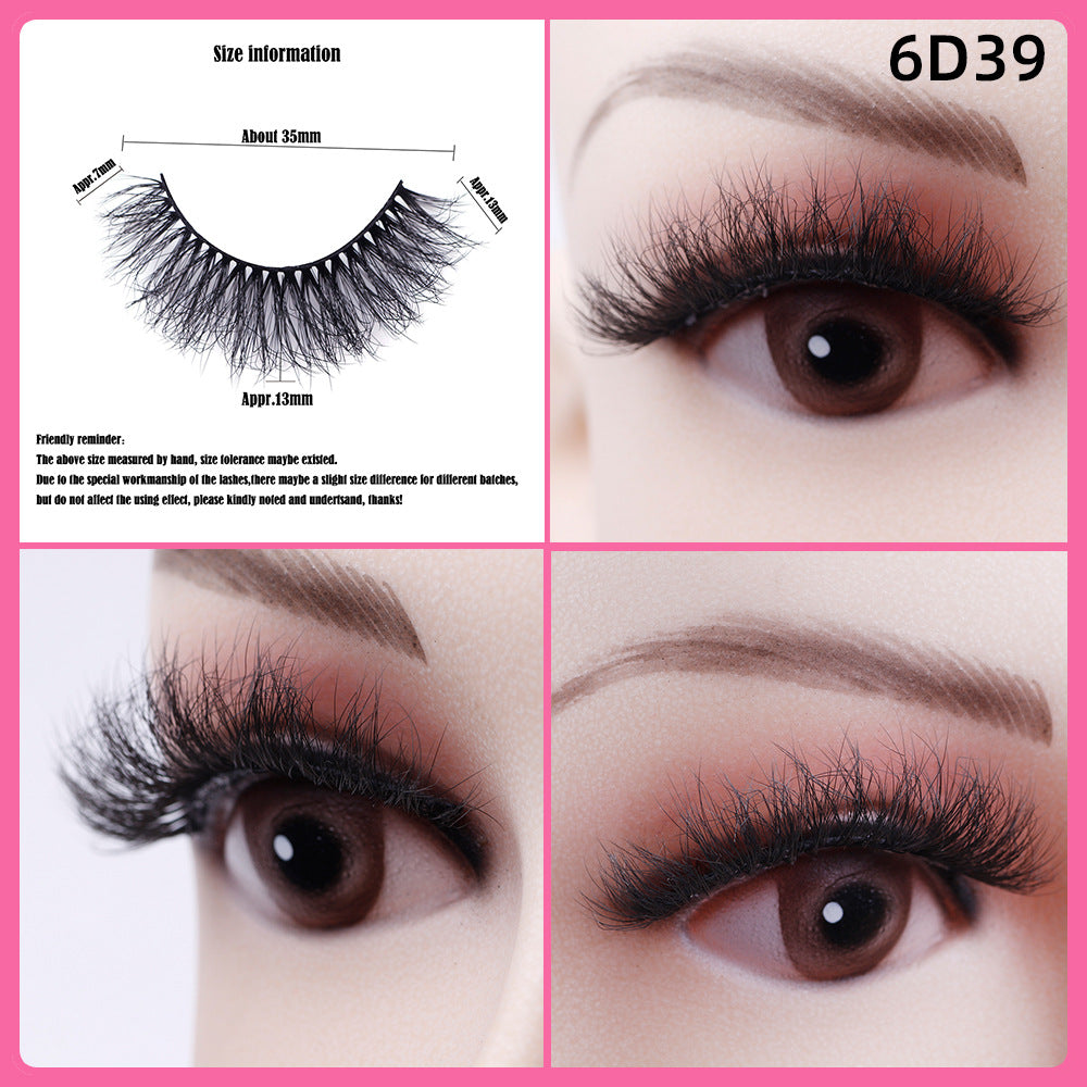 5 Pairs Of Thick False Eyelashes